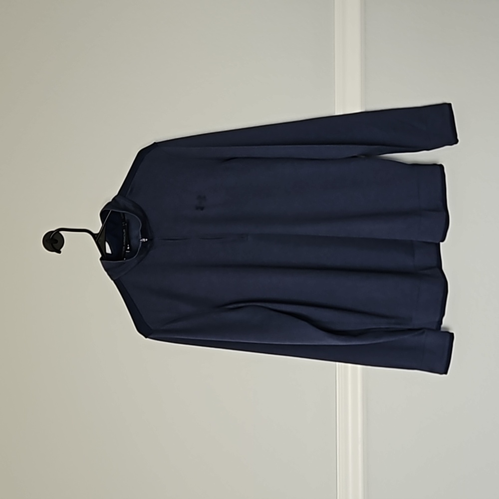 Under Armour Men's Coldgear 1/4 Zip Pullover Long Sleeve Sweater Navy Blue L